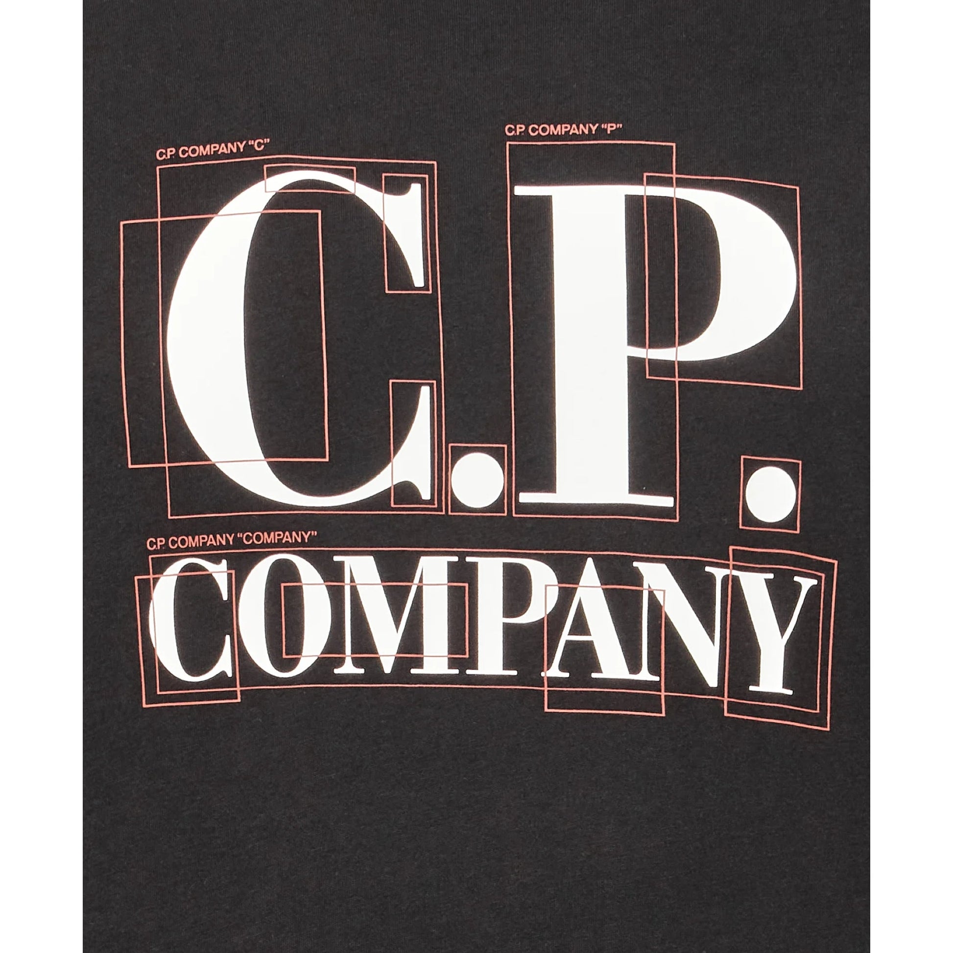 CP Company 14CMTS189A T-Shirt - 999 Black - Escape Menswear