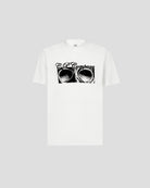 C.P. Company 14CMTS191A Jersey Goggle Print T-shirt - 103 White - Escape Menswear