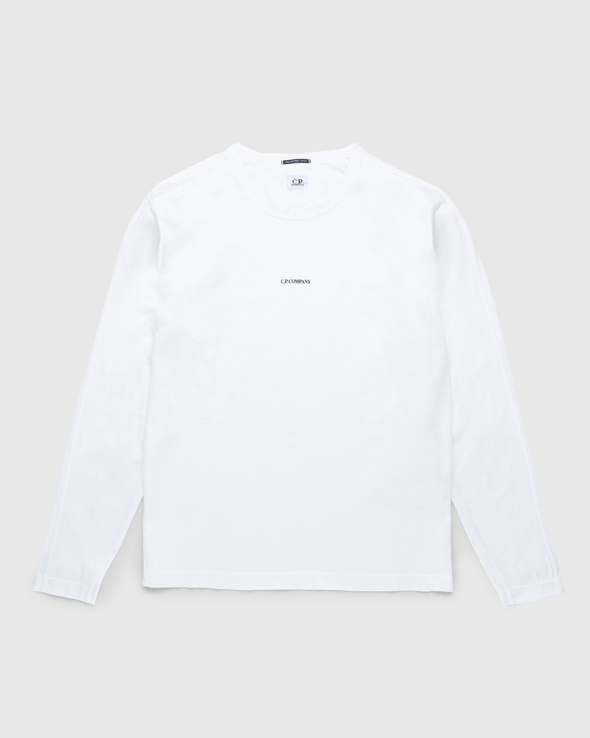 C.P. Company 14CMTS258A Logo T-Shirt - 103 White - Escape Menswear