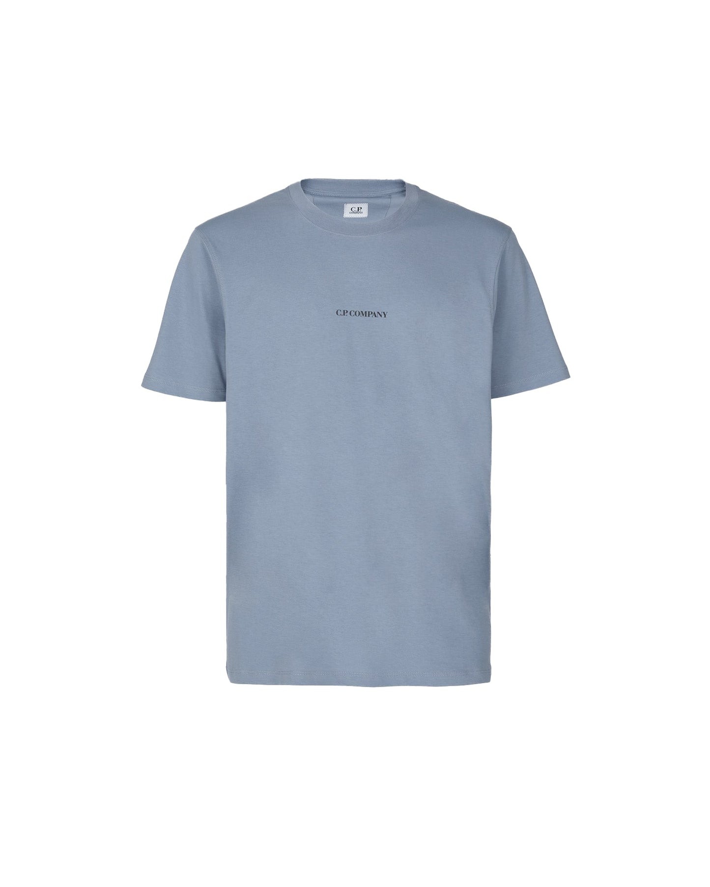 C.P. Company 30/1 Jersey Compact Logo T-Shirt - 843 Infinity Blue - Escape Menswear