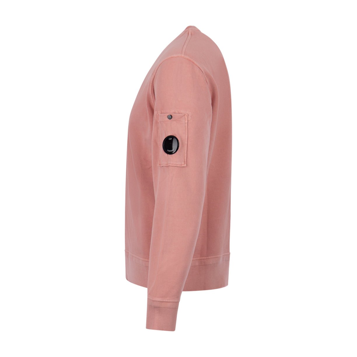 CP Company Brushed Diagonal Fleece Lens Sweatshirt - 509 Pale Muav - Escape Menswear