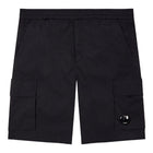 C.P. Company Chrome-R Cargo Lens Shorts - 999 Black - Escape Menswear