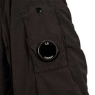 C.P. Company Chrome-R Hooded Overshirt - 999 Black - Escape Menswear