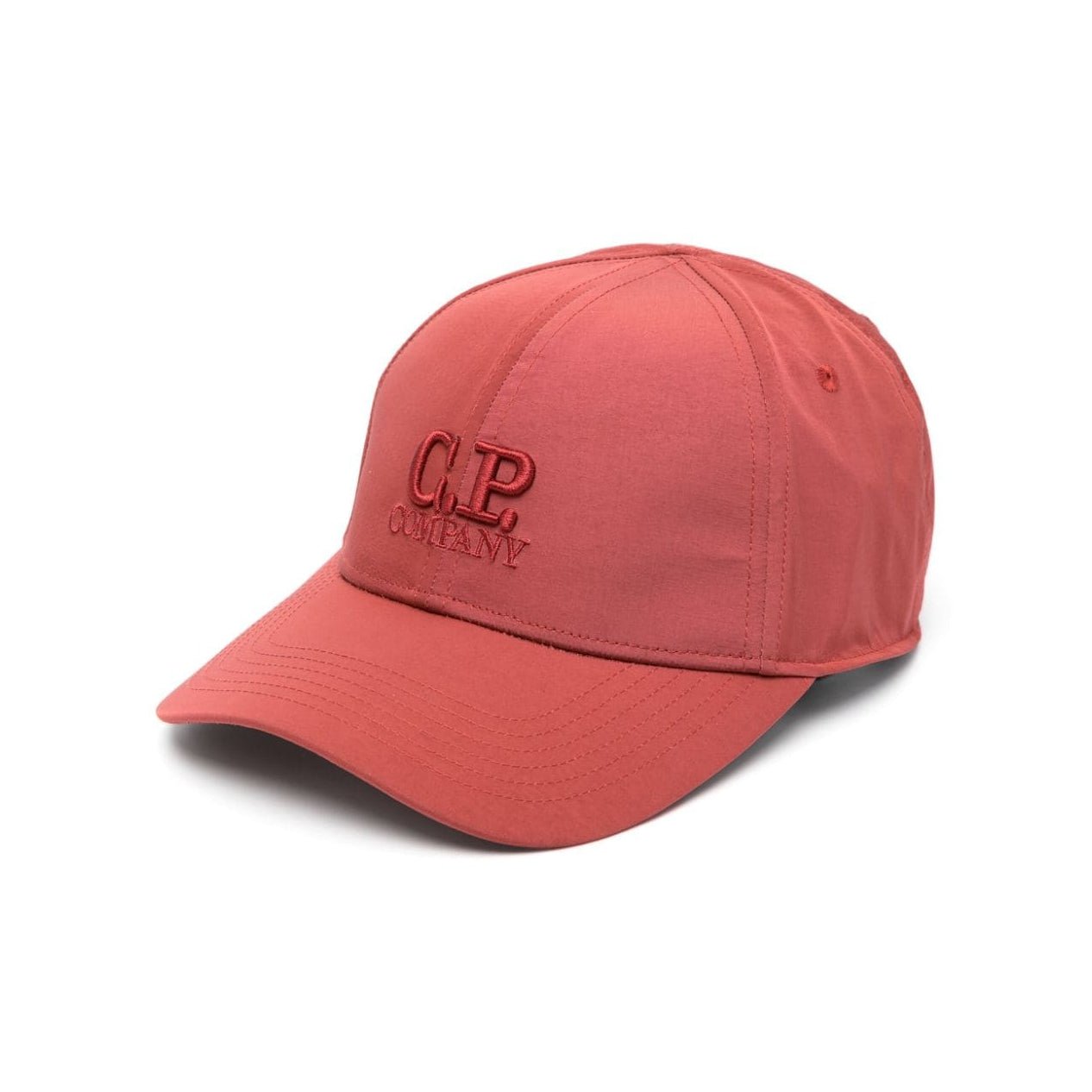 C.P. Company Chrome-R Logo Cap - 560 Ketchup - Escape Menswear