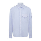 CP Company Chrome R Zip Over shirt - 750 Cosmc Sky - Escape Menswear