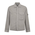 CP Company Chrome R Zip Over shirt - 936 Flint Gry - Escape Menswear