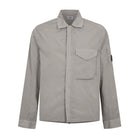 CP Company Chrome R Zip Over shirt - 936 Flint Gry - Escape Menswear