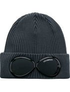 C.P. Company CMAC016A Cotton Goggle Beanie - 978 Dark Shadow - Escape Menswear