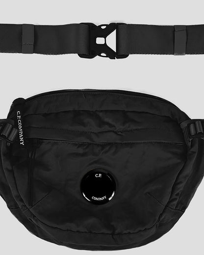 C.P. Company CMAC112A Nylon B Crossbody Pack - 999 Black - Escape Menswear