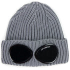 C.P. Company CMAC122A Goggle Beanie - 917 Grey - Escape Menswear