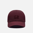 C.P. Company CMAC211A Chrome-R Logo Cap - 589 Port Royal Red - Escape Menswear