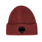 C.P. Company CMAC272A Wool Lens Beanie - 560 Ketchup - Escape Menswear