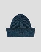 C.P. Company CMAC306A Fleece Knit Logo Beanie - 861 Blue - Escape Menswear