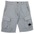 C.P. Company CMBE062A Bermuda Cargo Shorts - 937 Griffin Grey - Escape Menswear