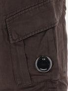 C.P. Company CMBE062A Bermuda Cargo Shorts - 999 Black - Escape Menswear