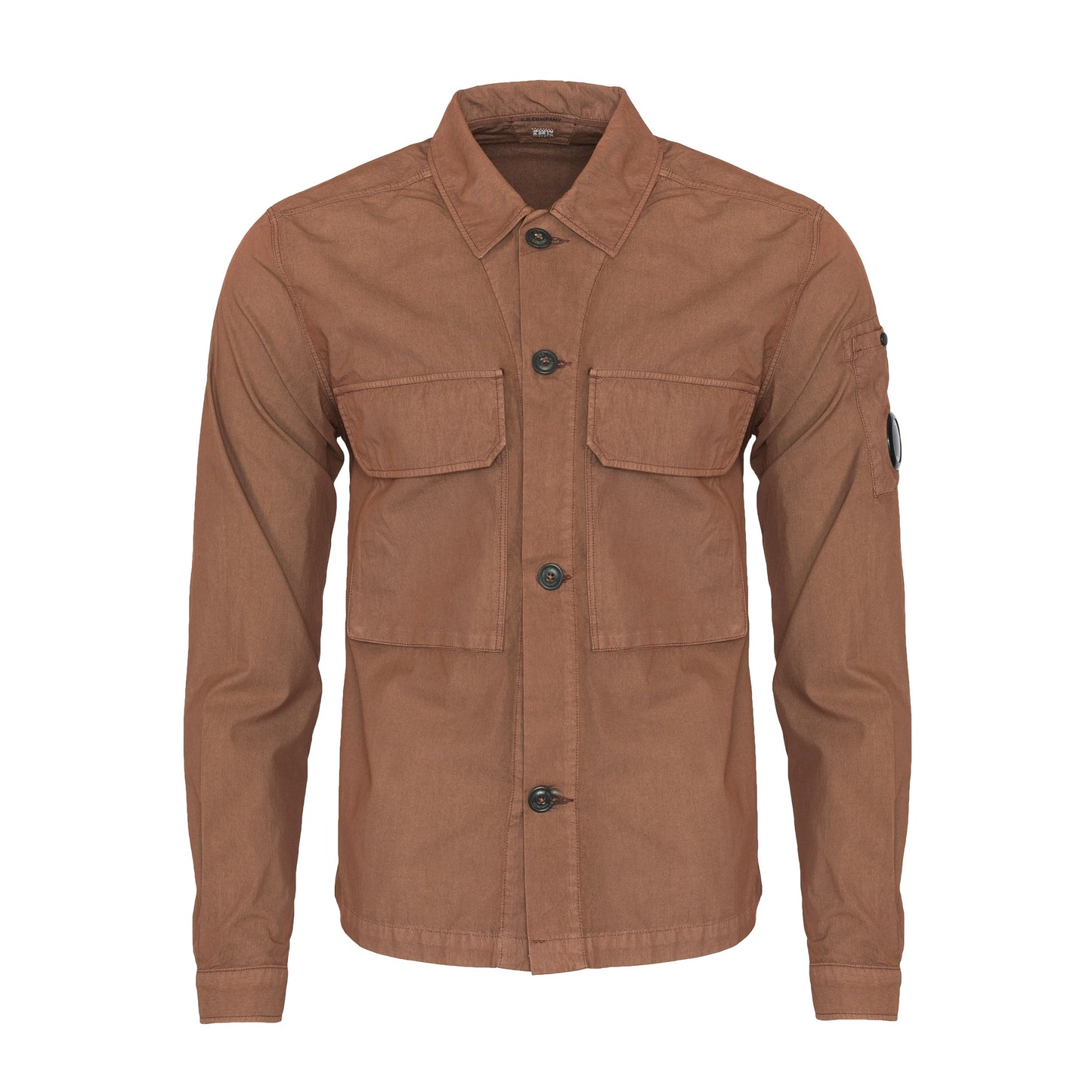 C.P. Company CMHS214A Shirt - 354 Friar Brown - Escape Menswear