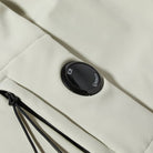 C.P. Company CMOW003A Soft Shell Hooded Jacket - 116 Sand Shell - Escape Menswear