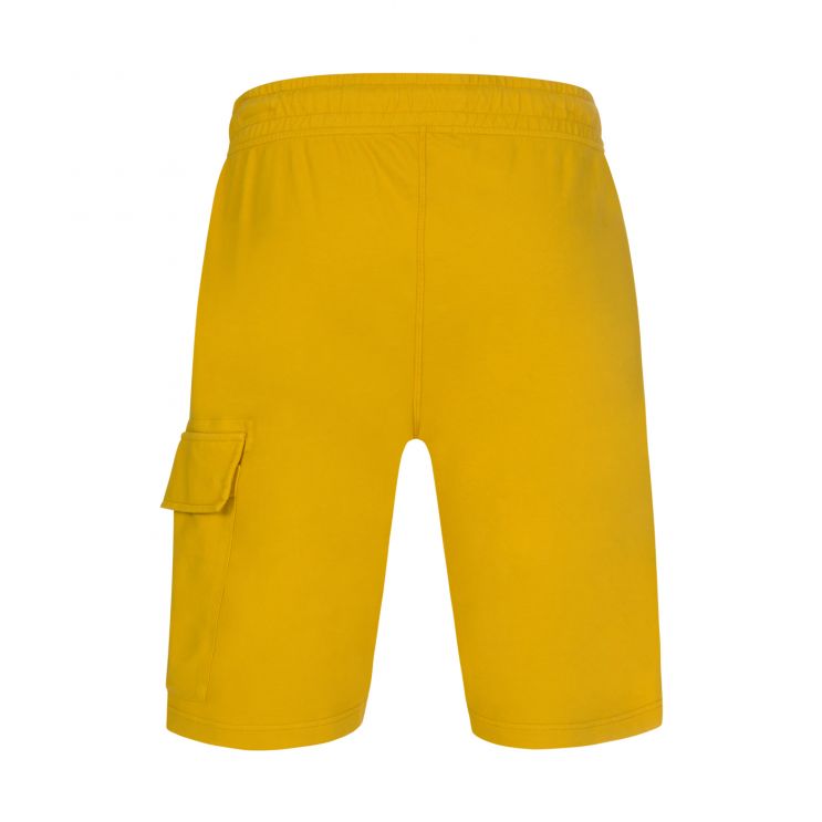 C.P. Company CMSB021A Light Fleece Cargo Shorts - 239 Yellow - Escape Menswear
