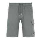C.P. Company CMSB021A Light Fleece Cargo Shorts - 937 Grey - Escape Menswear