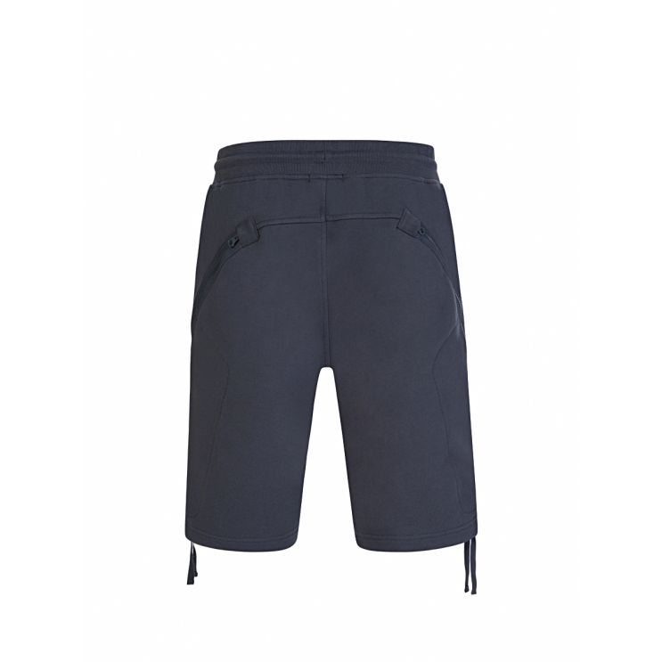 C.P. Company CMSB129A Diagonal Raised Zip Shorts - 888 Total Eclipse - Escape Menswear