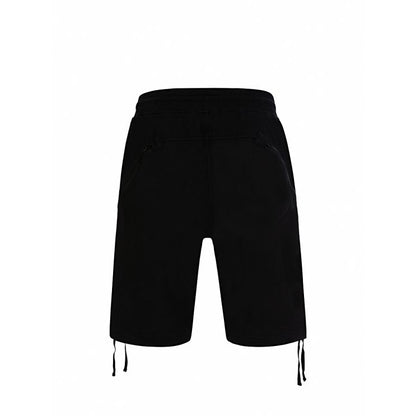 C.P. Company CMSB129A Diagonal Raised Zip Shorts - 999 Black - Escape Menswear