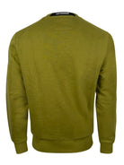C.P. Company CMSS022A Diagonal Raised Fleece Sweatshirt - 698 Green Moss - Escape Menswear
