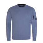 C.P. Company CMSS022A Diagonal Raised Fleece Sweatshirt - 843 Infinity Blue - Escape Menswear