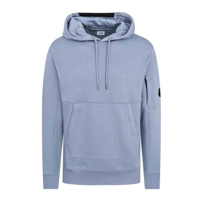 C.P. Company CMSS023A Diagonal Raised Hoodie - 843 Infinity Blue - Escape Menswear