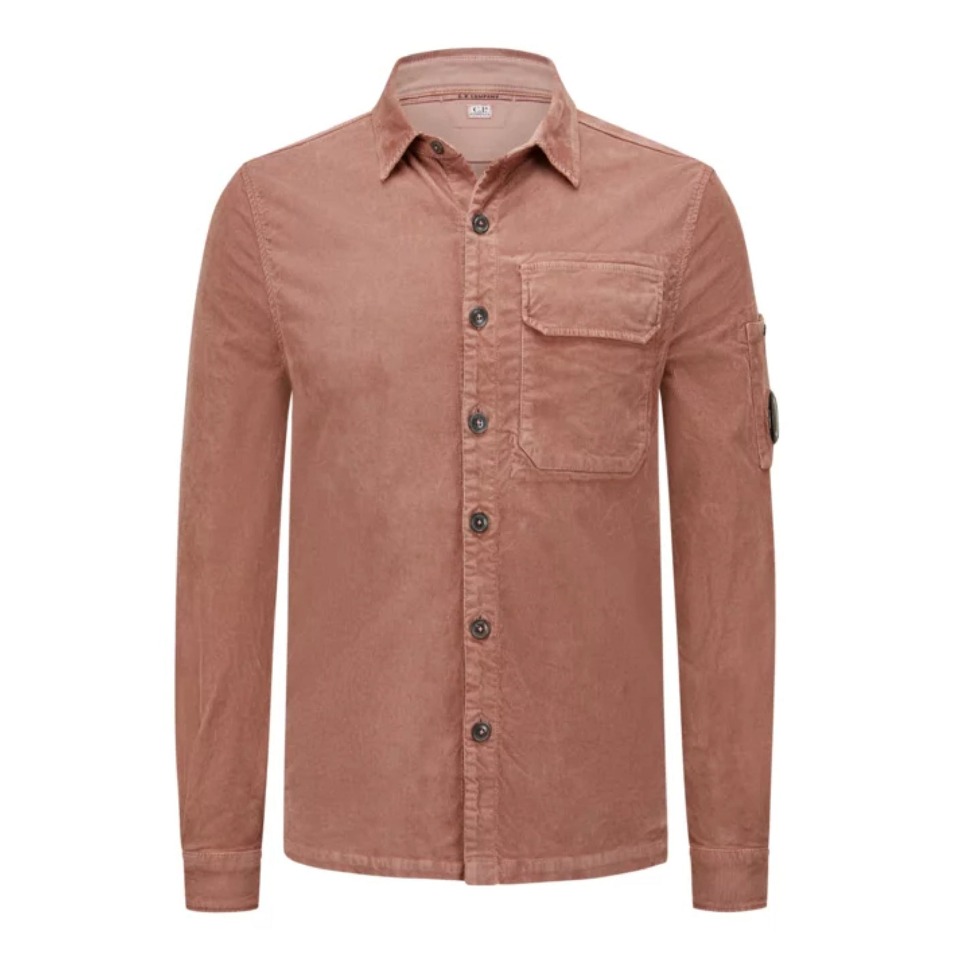 C.P. Company Cord Shirt - 476 Cedar Wood - Escape Menswear