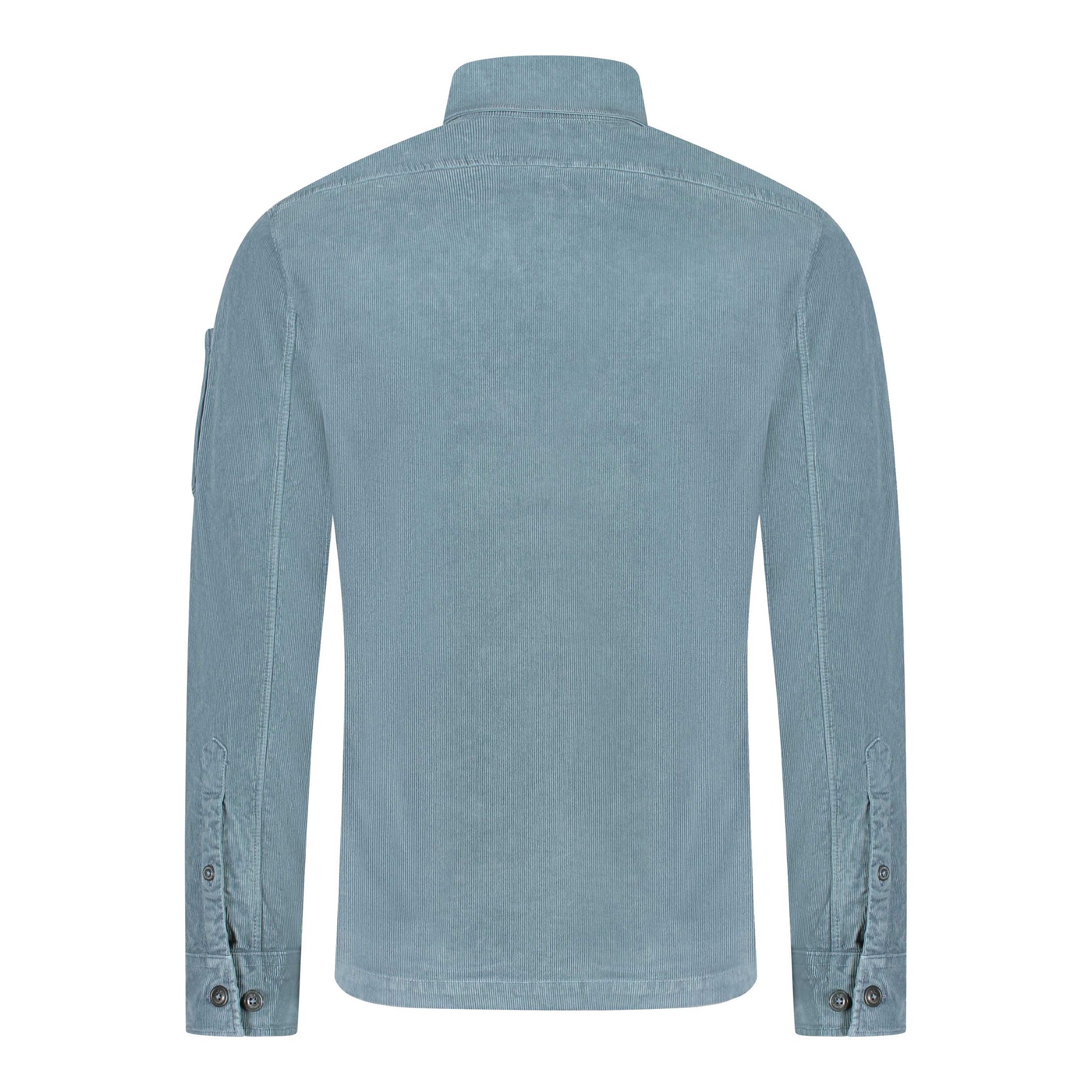 C.P. Company Cord Shirt - 871 Orion Blue - Escape Menswear