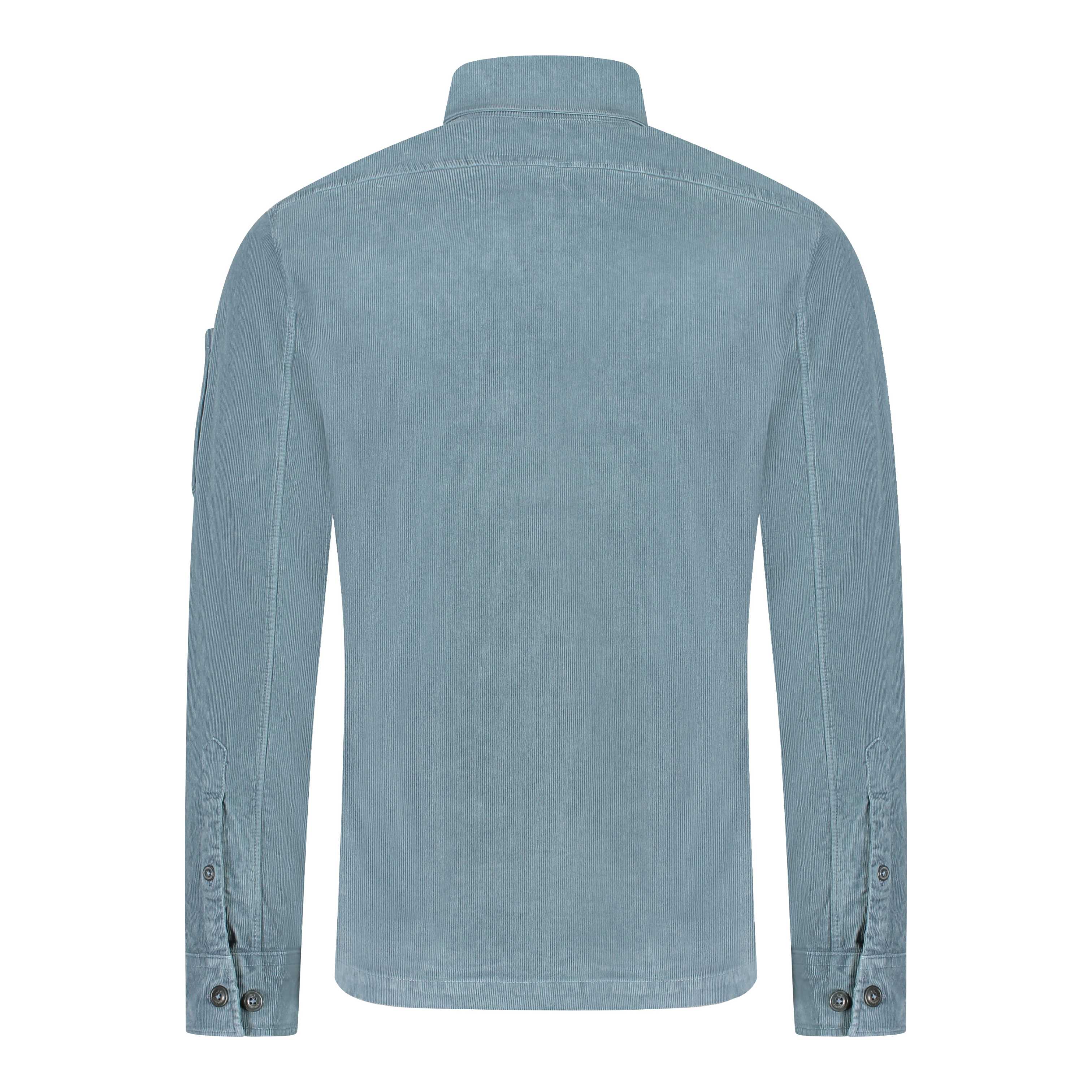 C.P. Company Cord Shirt - 871 Orion Blue - Escape Menswear