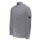 C.P. Company Cord Shirt - 960 Grey - Escape Menswear