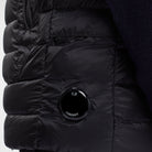 C.P. Company D.D. Shell Down Vest - 999 Black - Escape Menswear