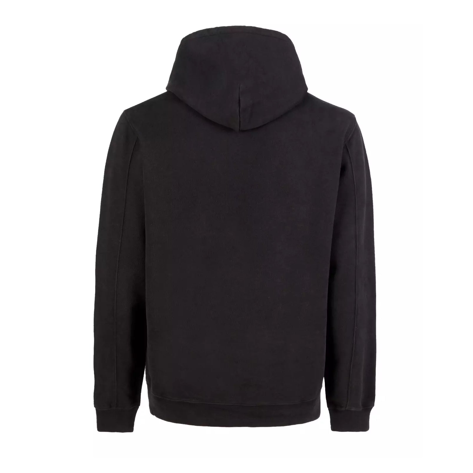 C.P. Company Emerized Diagonal Fleece Hoodie - 999 Black - Escape Menswear