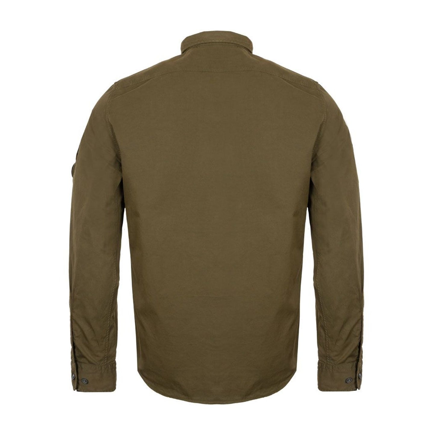 CP Company Gaberdine Long Sleeve Shirts - 683 Khaki - Escape Menswear