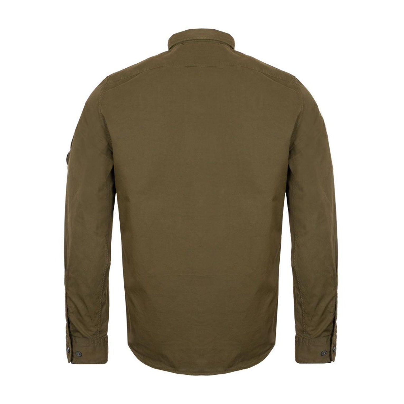 CP Company Gaberdine Long Sleeve Shirts - 683 Khaki - Escape Menswear