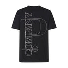 C.P. Company Large Logo T-Shirt - 103 White - Escape Menswear