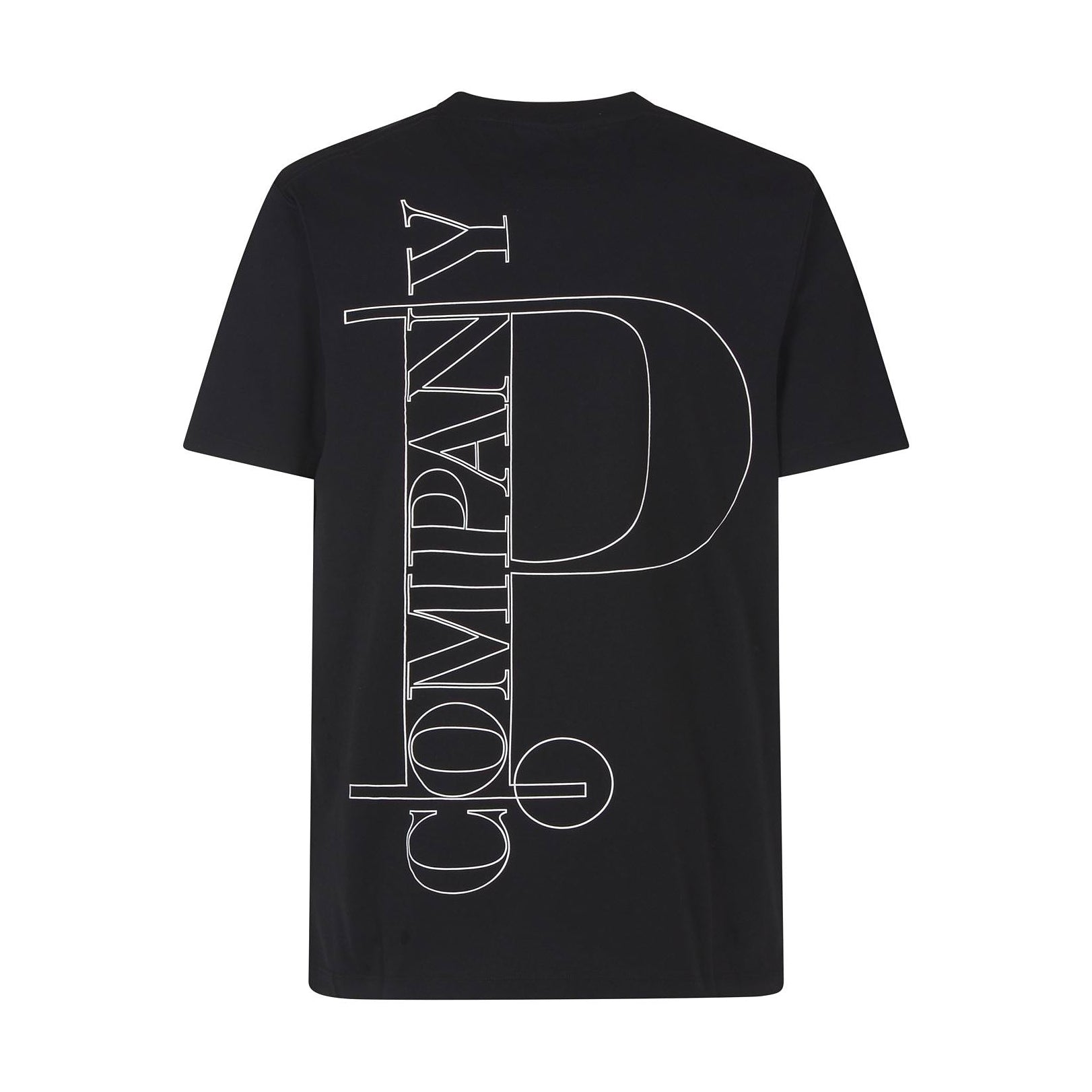 C.P. Company Large Logo T-Shirt - 103 White - Escape Menswear