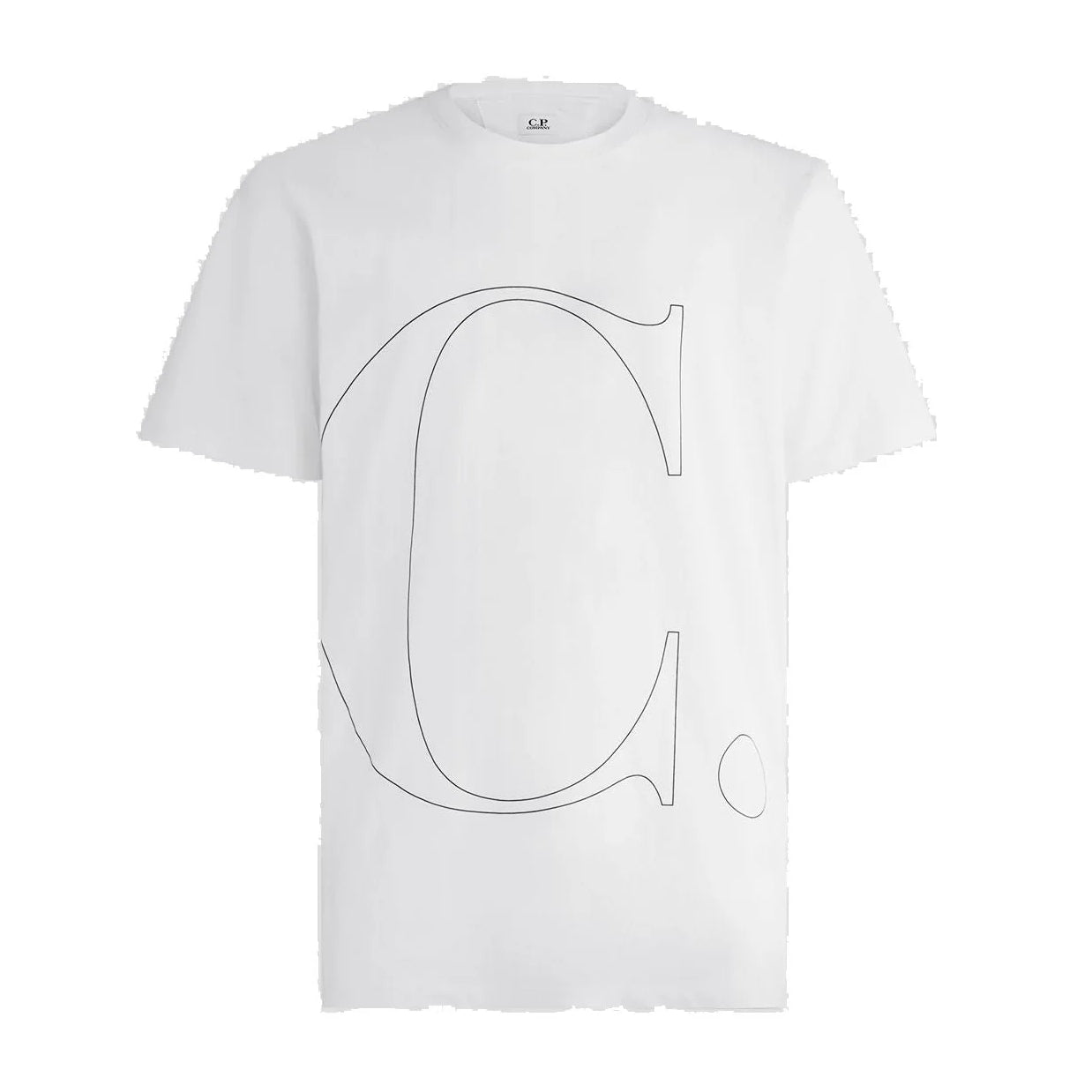 C.P. Company Large Logo T-Shirt - 999 Black - Escape Menswear