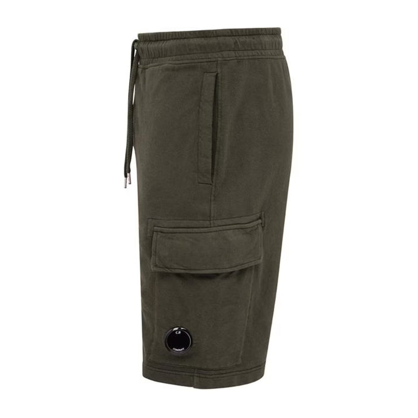 C.P. Company Light Fleece Jogging Shorts - 683 Ivy Green - Escape Menswear
