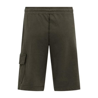 C.P. Company Light Fleece Jogging Shorts - 683 Ivy Green - Escape Menswear