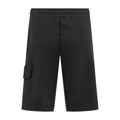 C.P. Company Light Fleece Jogging Shorts - 999 Black - Escape Menswear