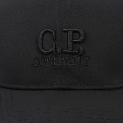 CP Company MAC147A CR Cap - 999 Black - Escape Menswear