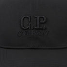 CP Company MAC147A CR Cap - 999 Black - Escape Menswear