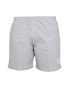 C.P. Company MBW005A Eco-Chrome R Logo Swim Shorts - 936 Flint Grey - Escape Menswear