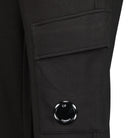 C.P. Company MSP017A Lens Jogging Bottoms - 999 Black - Escape Menswear