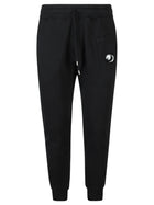 C.P. Company MSP132A Light Fleece Lens Jogging Bottoms - 999 Black - Escape Menswear