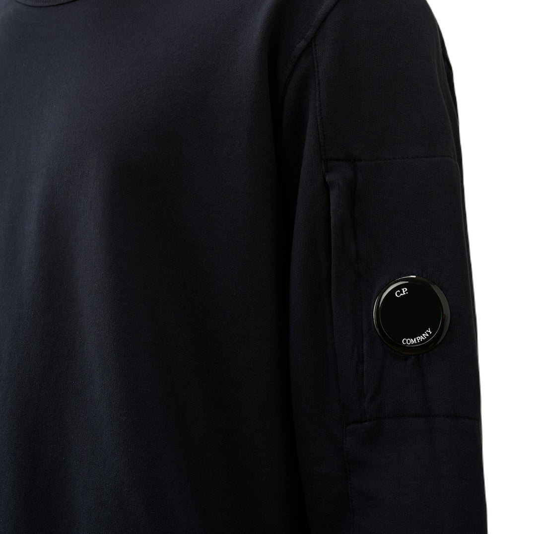 C.P. Company MSS032A Light Fleece Sweatshirt - 888 Navy - Escape Menswear