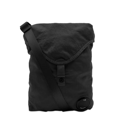 C.P. Company Nylon-B Shoulder Bag - 999 Black - Escape Menswear