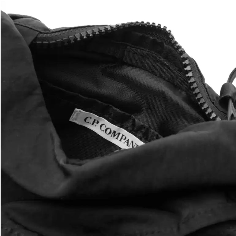 C.P. Company Nylon-B Shoulder Bag - 999 Black - Escape Menswear